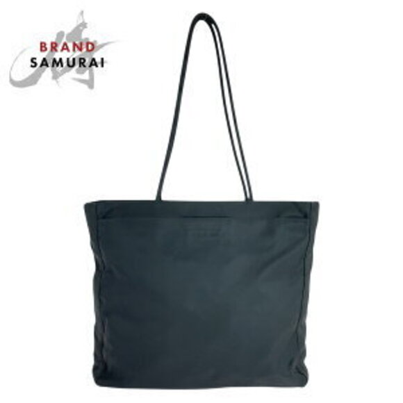 Prada Handbags - Prada Tessuto triangular logo plate black nylon shoulder bag